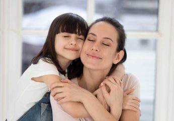 Happy Mother and Daughter